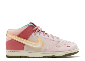 Nike Dunk Mid x Social Status 'Free Lunch Strawberry Milk'