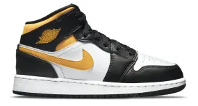 Nike Jordan 1 Mid White Pollen Black (GS) Women's