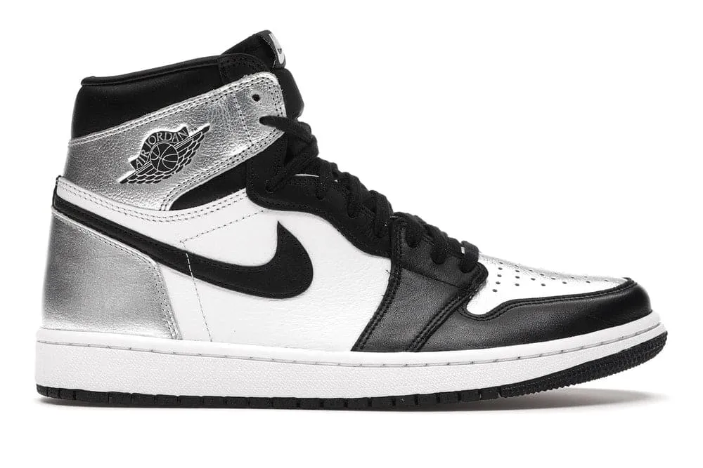 Nike Jordan 1 Retro High Silver Toe Women's