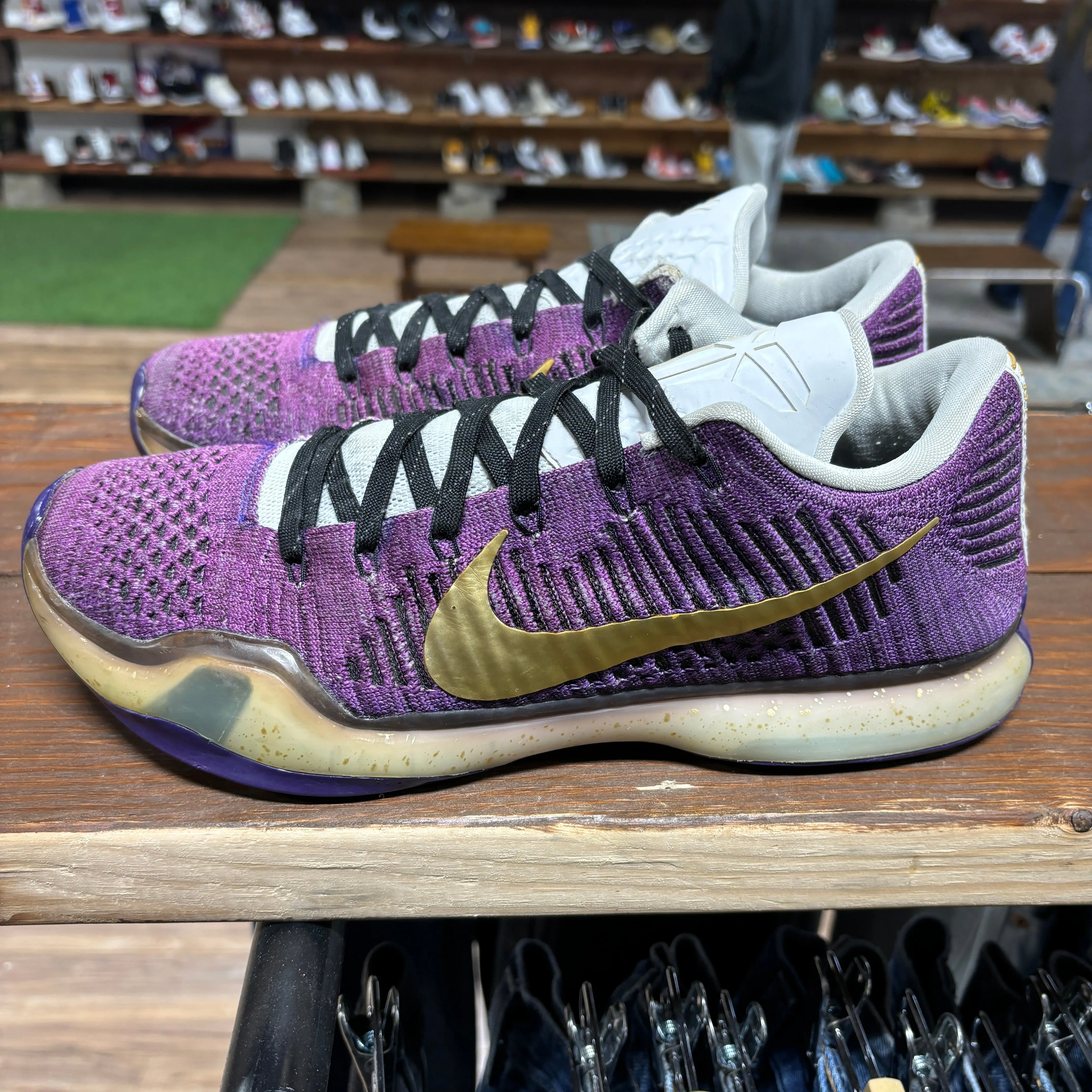 Nike Kobe 10 'Nike ID Purple Gold' Size 11.5