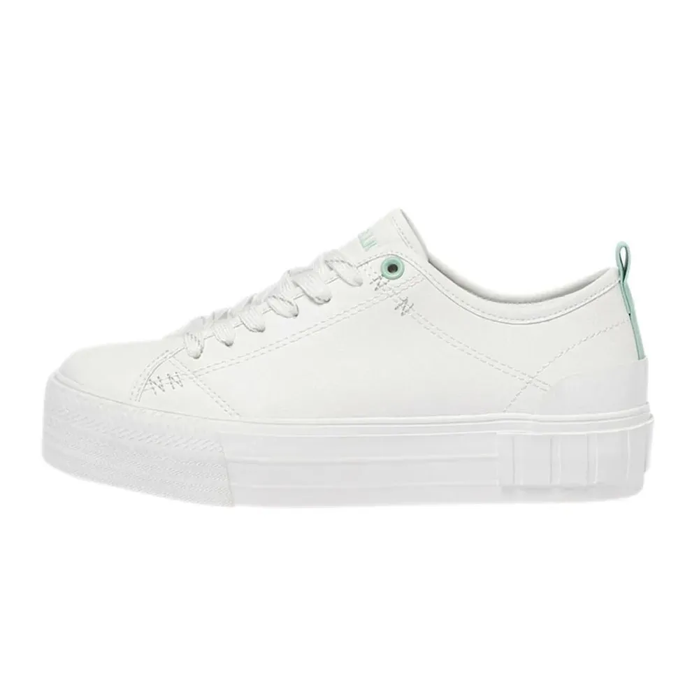 Pull & Bear Basic Lace-Up Chunky Trainers Women 1307-140-001-WHT