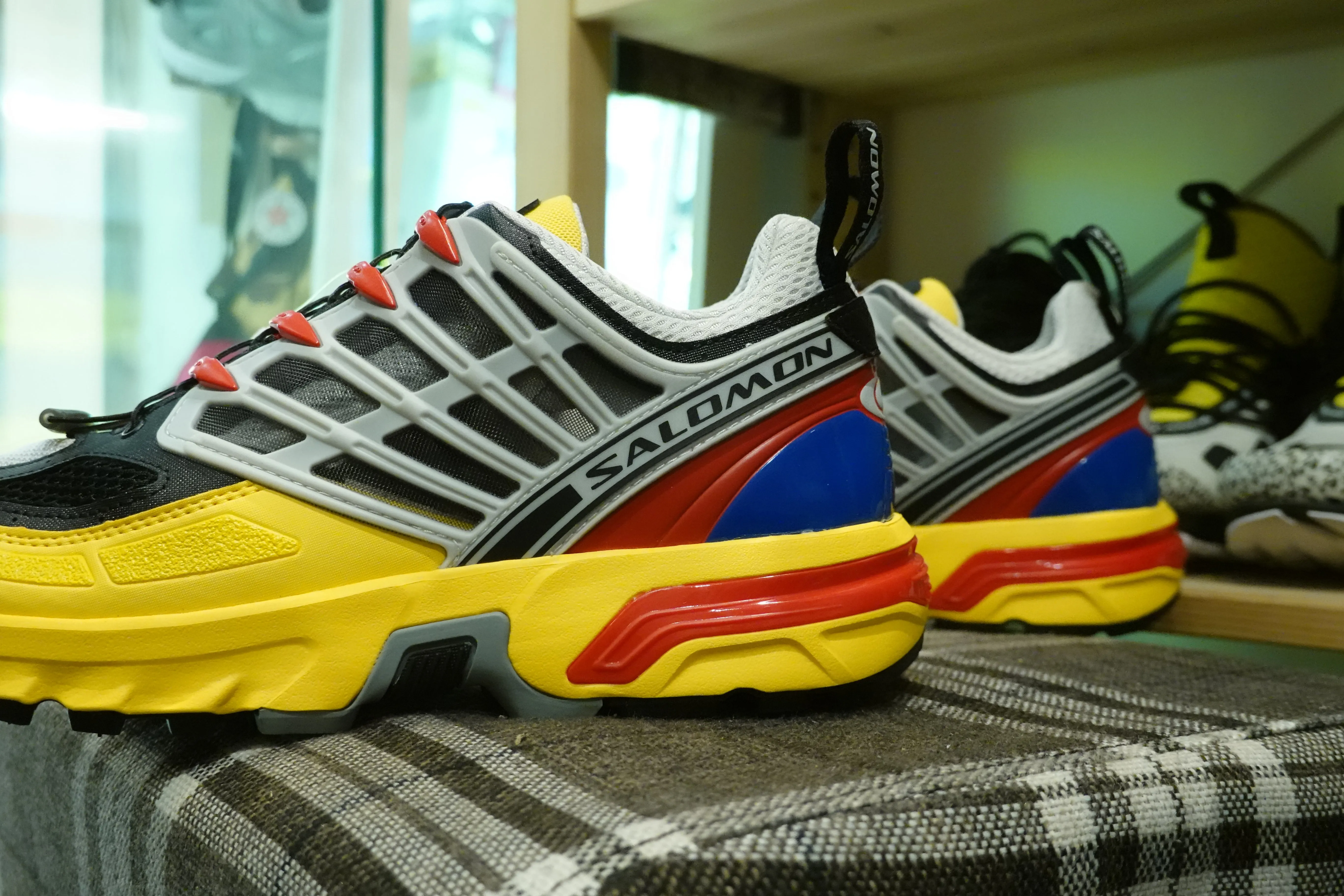 Salomon Lab ACS Pro - Black/Lemon/High Risk Red