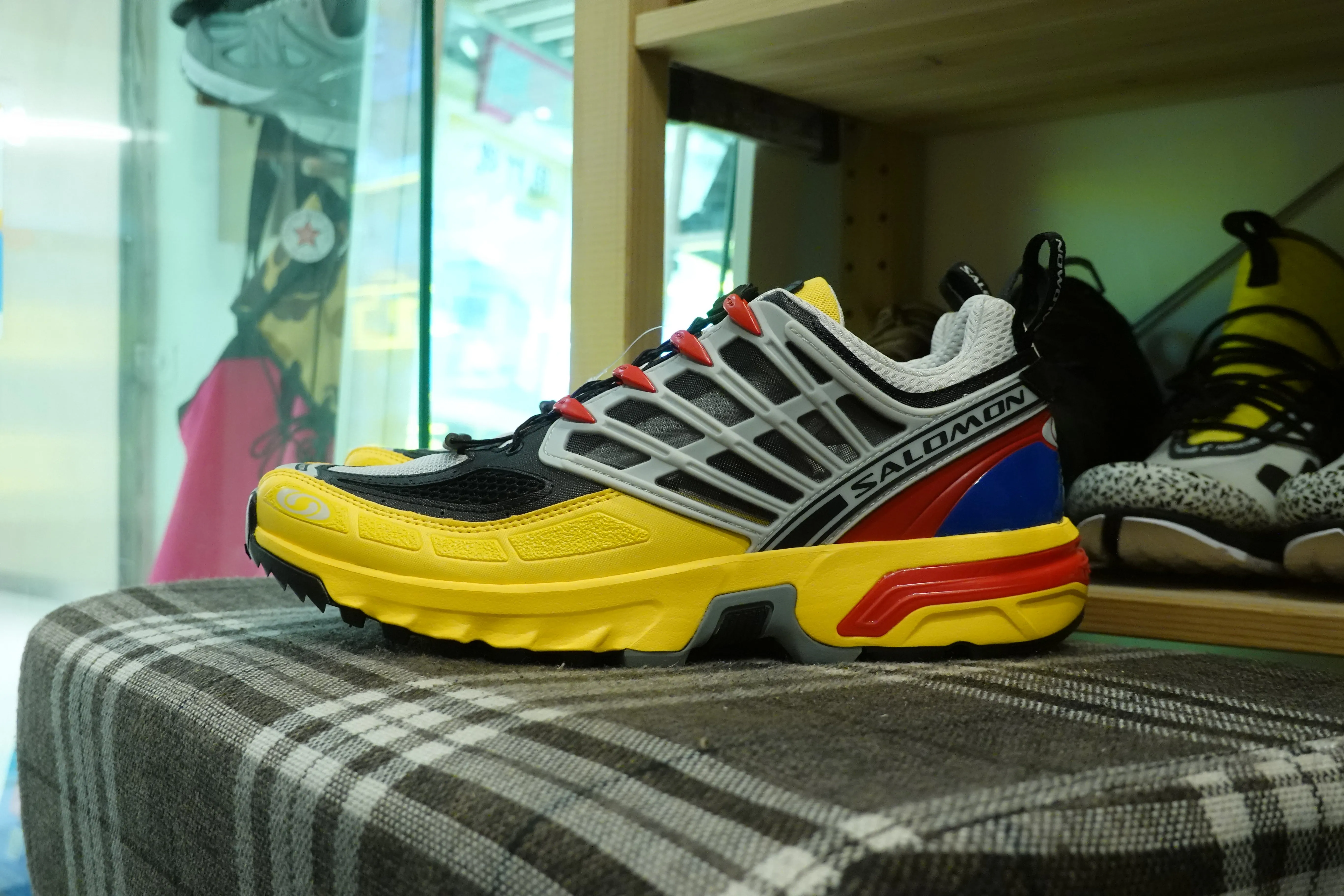 Salomon Lab ACS Pro - Black/Lemon/High Risk Red