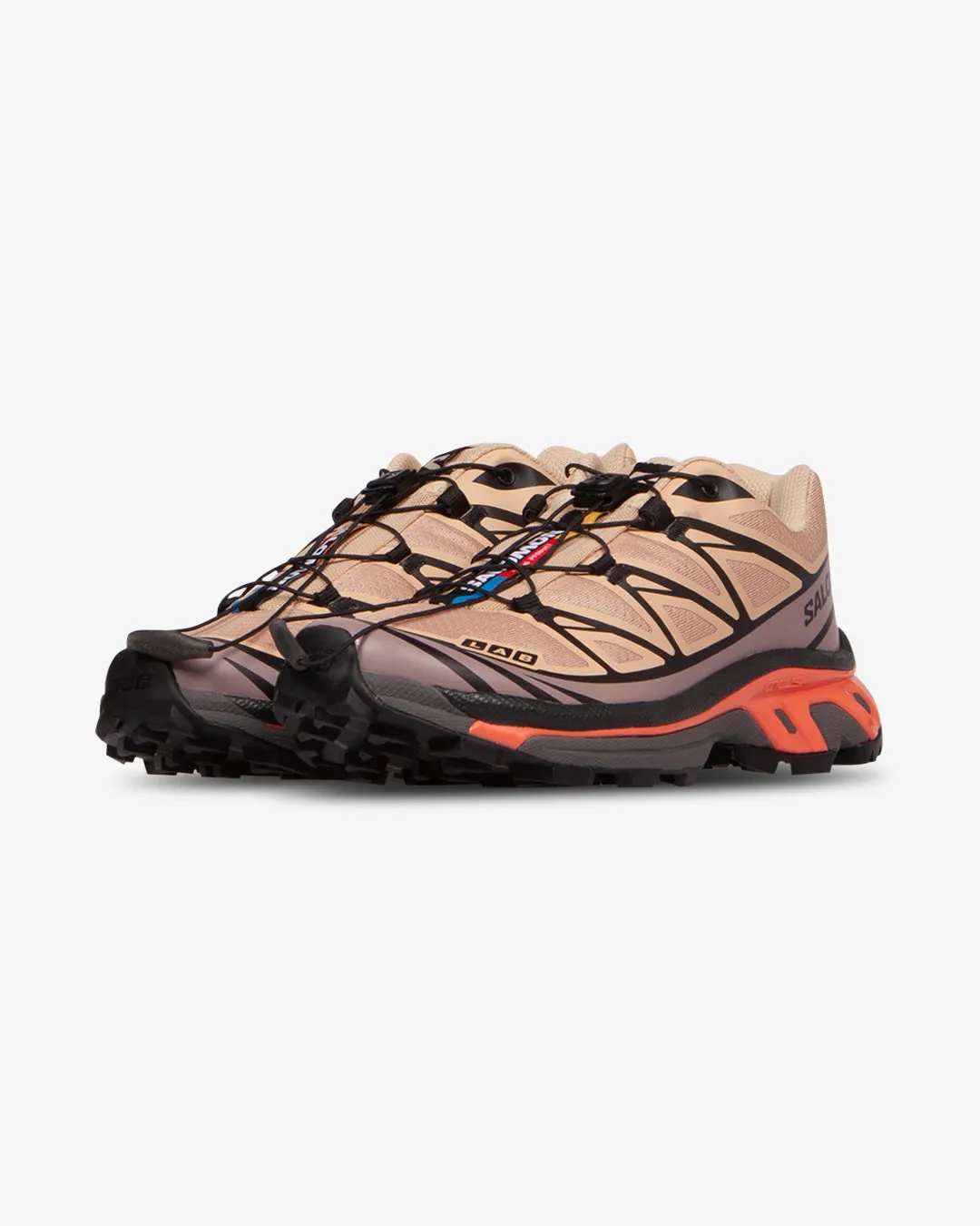 Salomon XT-6 Hazelnut Quail Living Coral