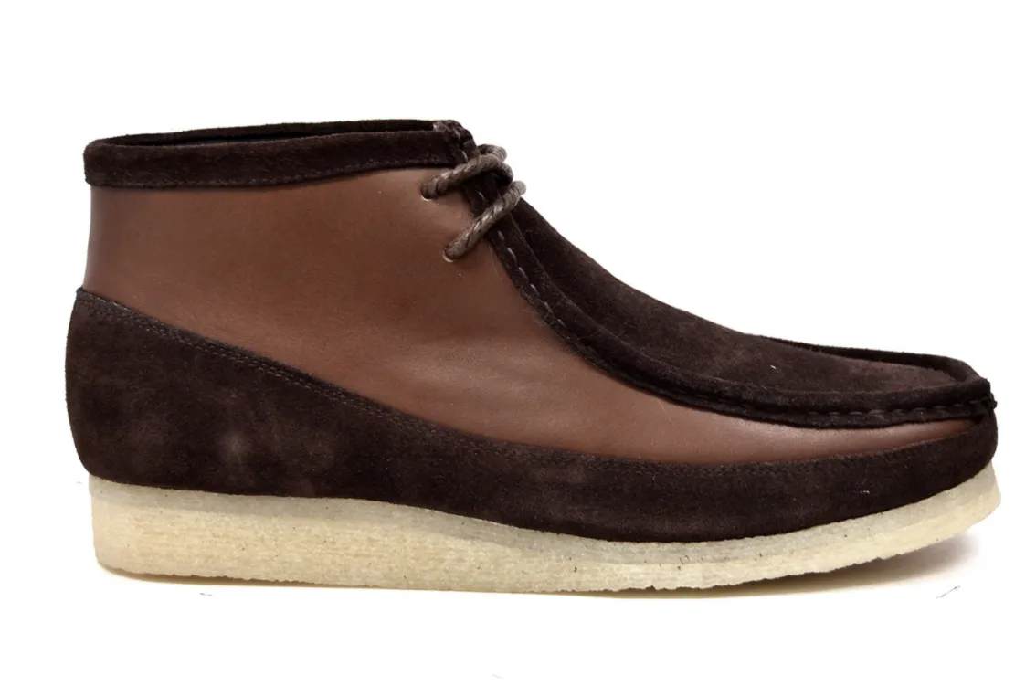 Walker Luxurious Suede & Leather Mens Casual Shoe with Crepe Sole