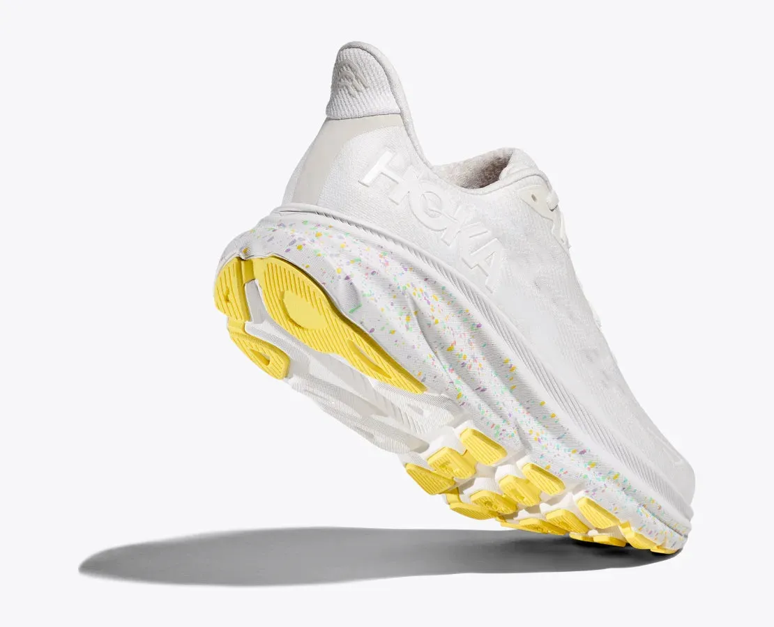 Women's Hoka Clifton 9 (White/Lemonade)